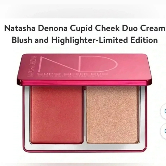 Natasha Denona Limited Edition Cupid Cheek Duo (cream blush+highlighter) - Picture 1 of 11
